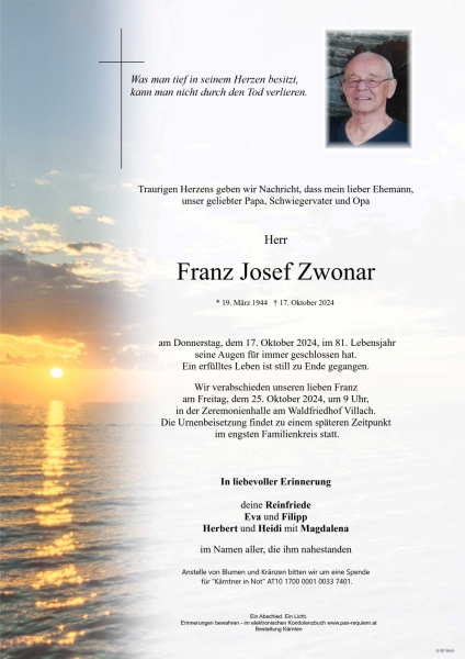 Parte Franz Zwonar