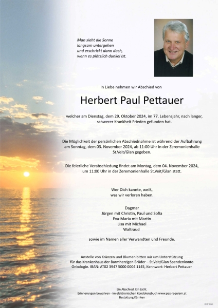 Parte Herbert Paul Pettauer