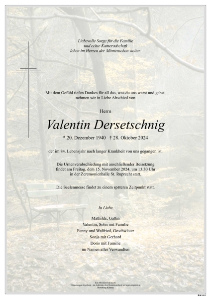 Parte Valentin Dersetschnig