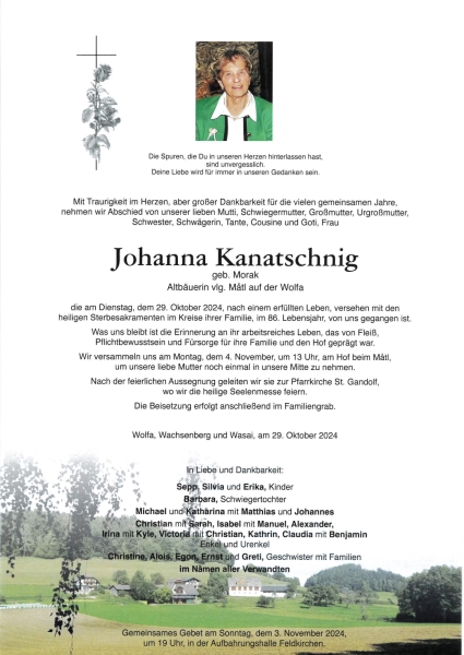 Parte Johanna Kanatschnig