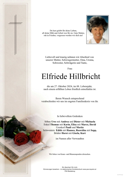 Parte Elfriede Hillbricht