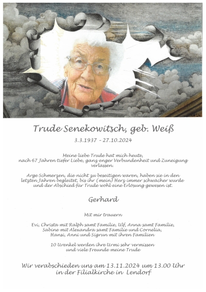 Parte Trude  Senekowitsch