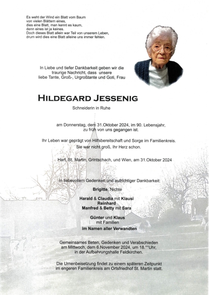 Parte Hildegard  Jessenig