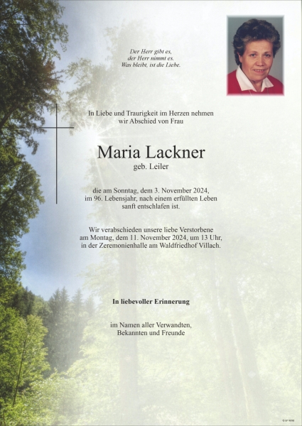 Parte Maria Lackner