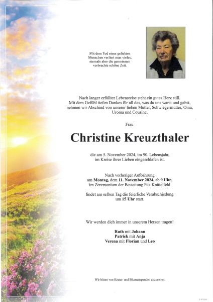 Parte Christine Kreuzthaler