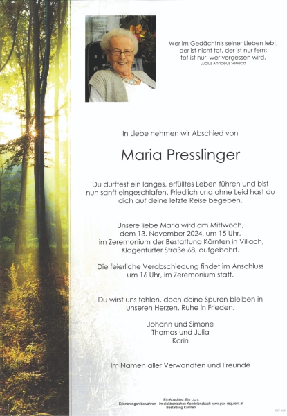 Parte Maria Presslinger