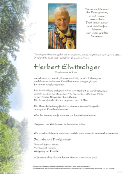 Parte Herbert Elwitschger