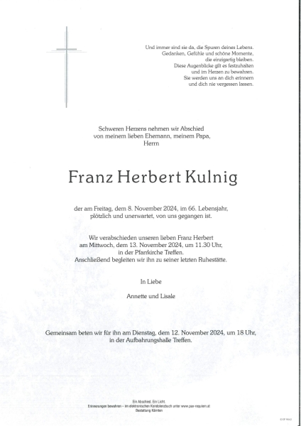 Parte Franz Herbert Kulnig