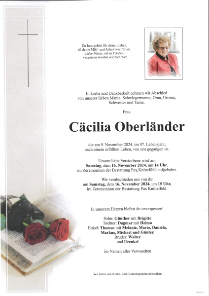 Parte Cäcilia Oberländer