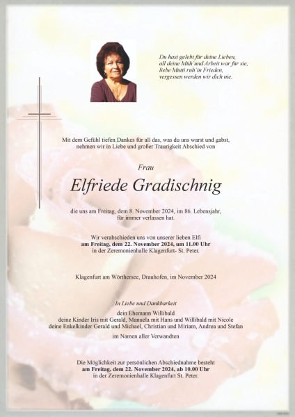 Parte Elfriede Gradischnig