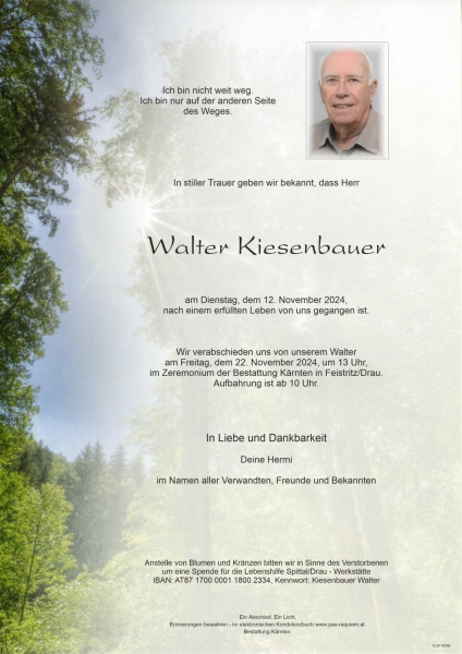 Parte Walter Kiesenbauer