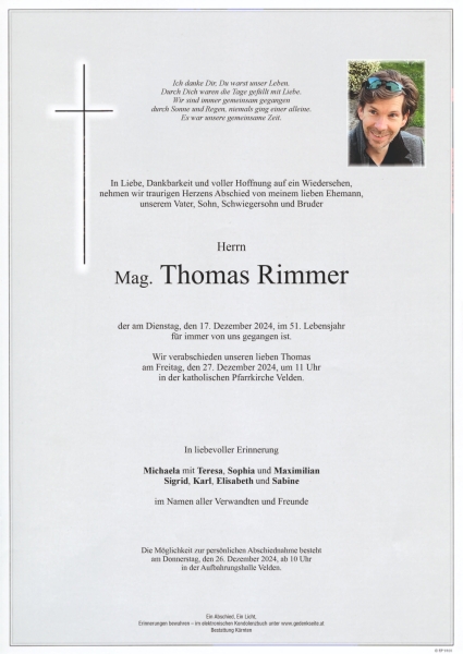 Parte Thomas Rimmer