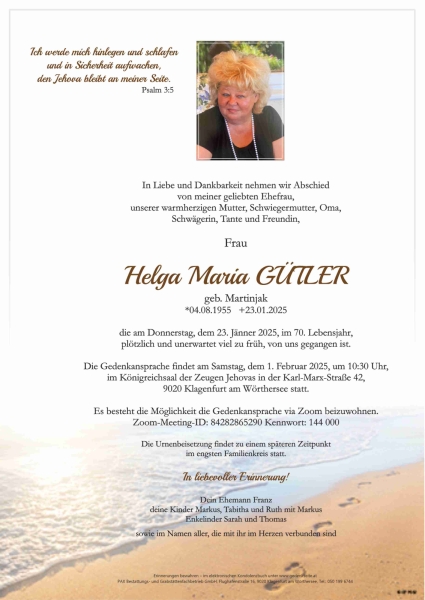 Parte Helga Maria  Gütler