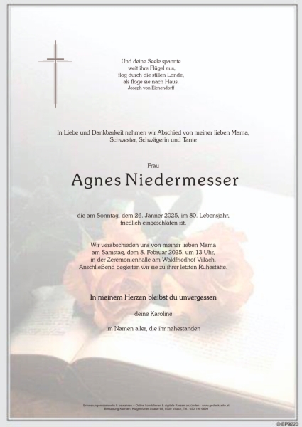 Parte Agnes Niedermesser