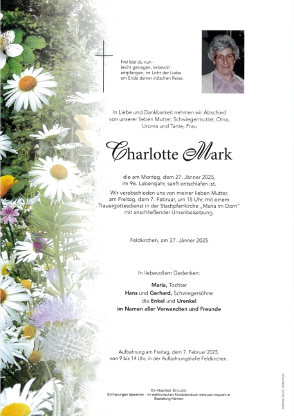 Parte Charlotte Mark