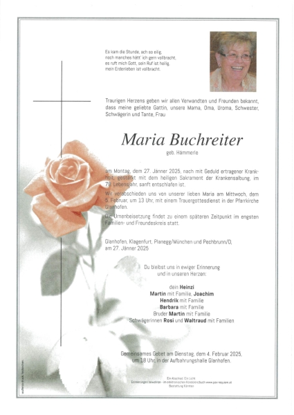 Parte Maria Buchreiter