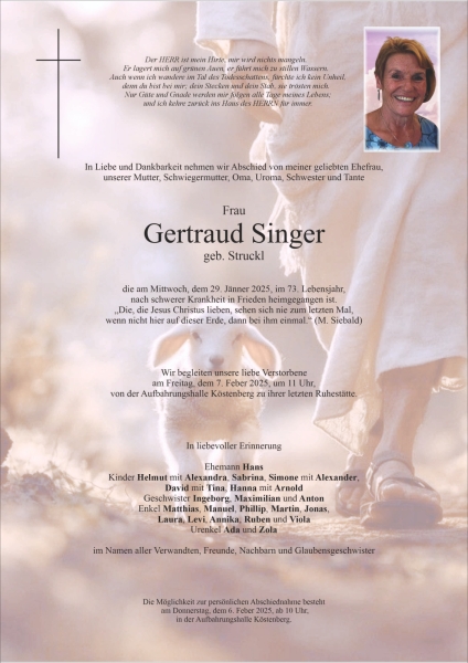 Parte Gertraud Singer