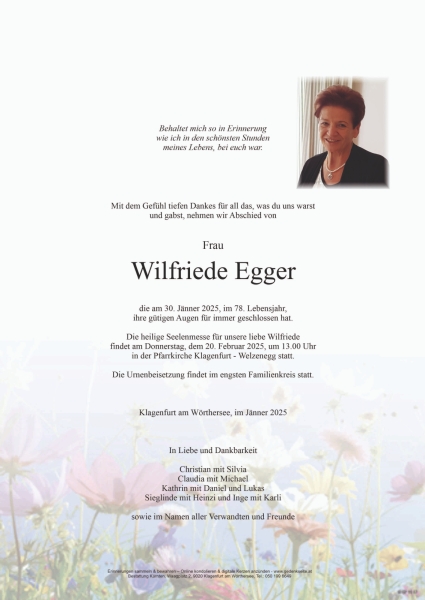 Parte Wilfriede Egger