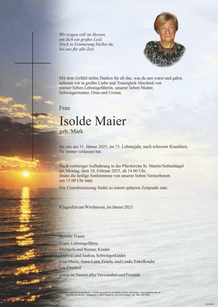 Parte Isolde  Maier