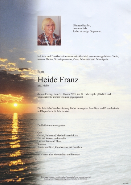 Parte Heide Franz