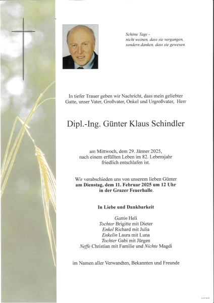 Parte Günter Klaus Schindler