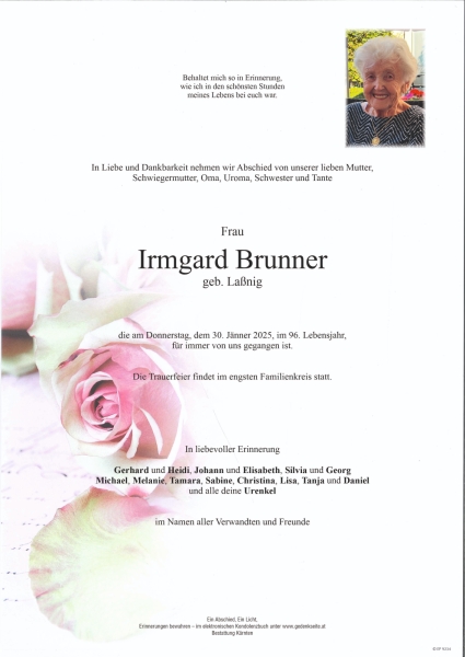 Parte Irmgard Brunner