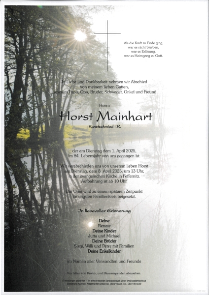 Parte Horst Mainhart