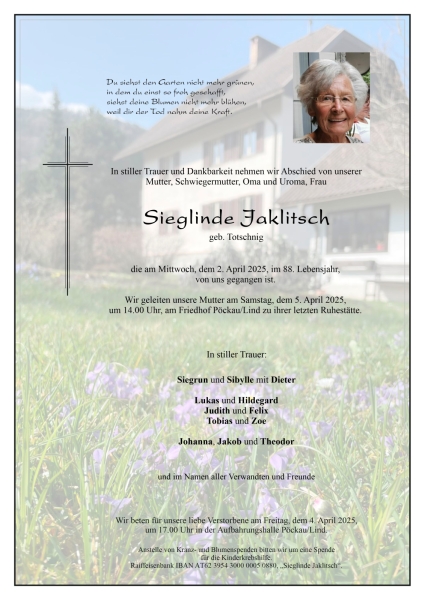 Parte Sieglinde Jaklitsch