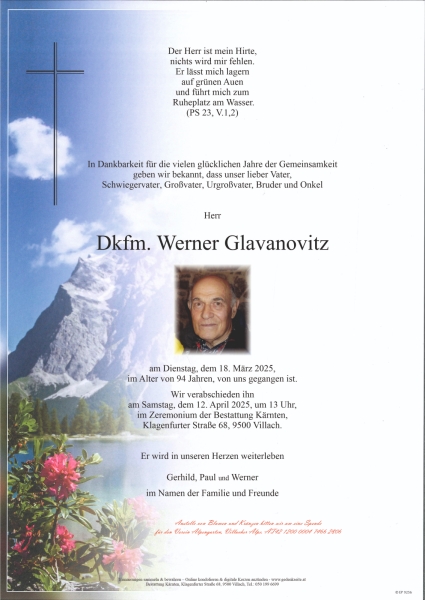 Parte Werner Glavanovitz