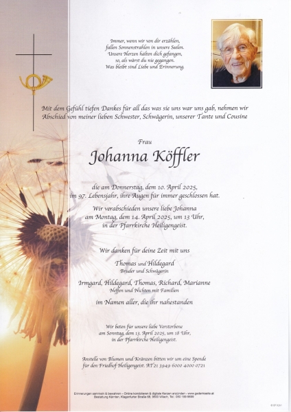 Parte Johanna  Köffler