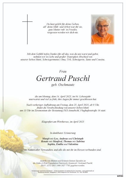 Parte Gertraud Puschl