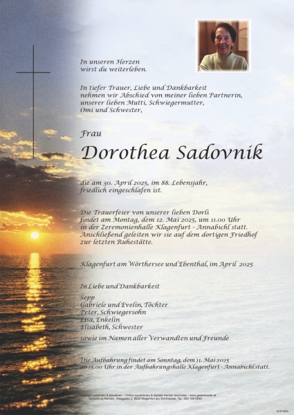 Parte Dorothea Sadovnik