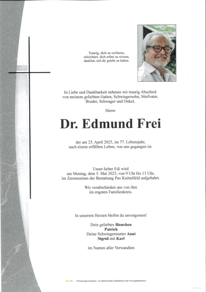 Parte Dr. Edmund Frei