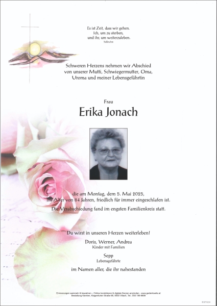Parte Erika Jonach