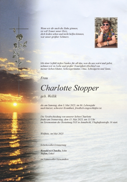 Parte Charlotte Stopper