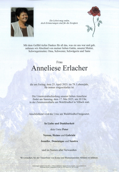 Parte Anneliese Erlacher