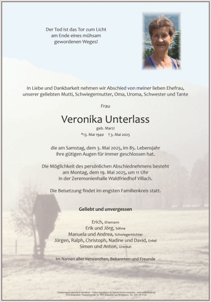 Parte Veronika Unterlass
