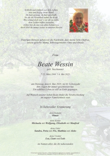 Parte Beate  Wessin