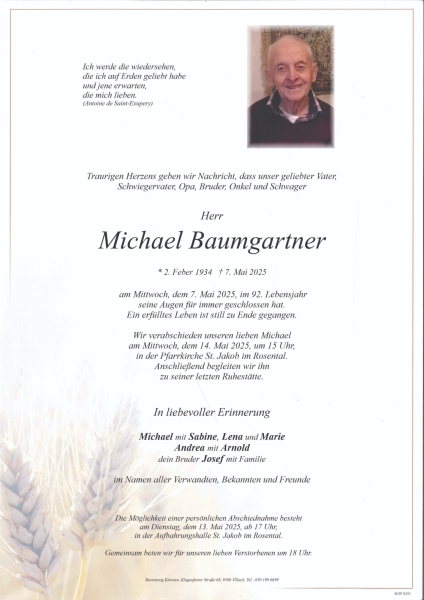 Parte Michael  Baumgartner
