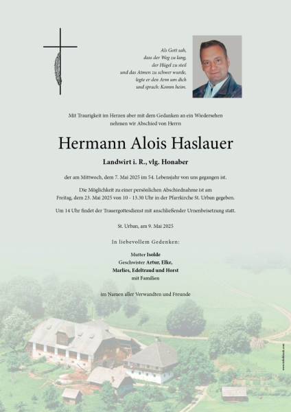 Parte Hermann Alois Haslauer