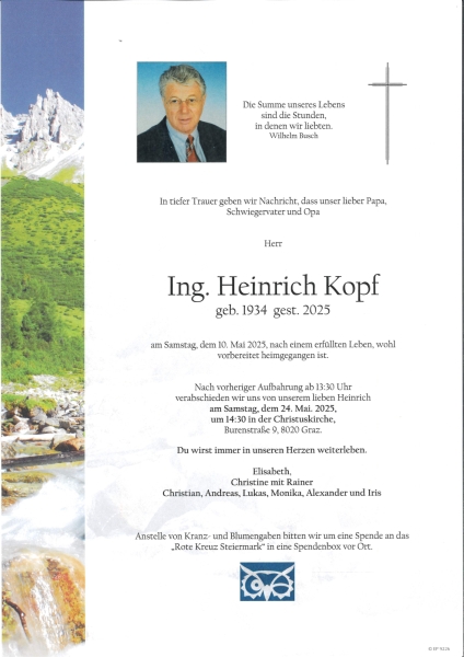 Parte Heinrich Kopf