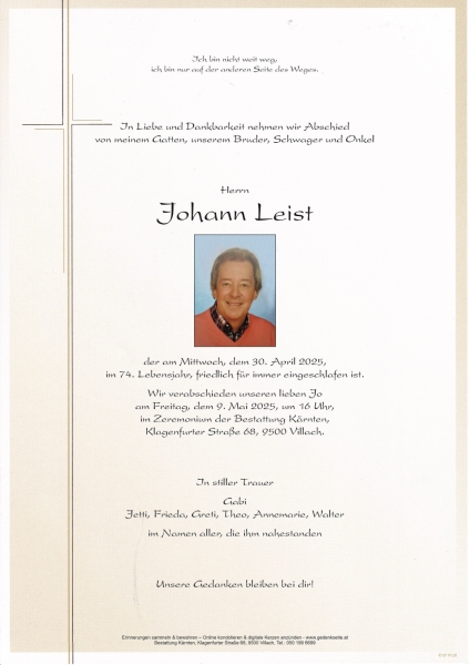 Parte Johann Leist