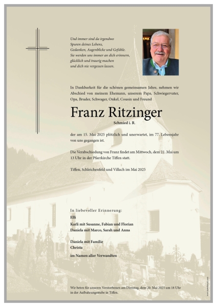 Parte Franz  Ritzinger