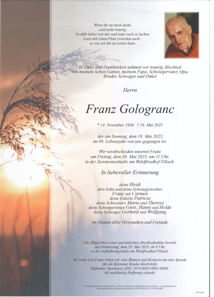 Parte Franz Gologranc