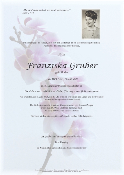 Parte Franziska  Gruber