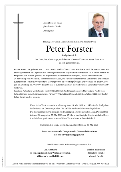 Parte Peter  Forster