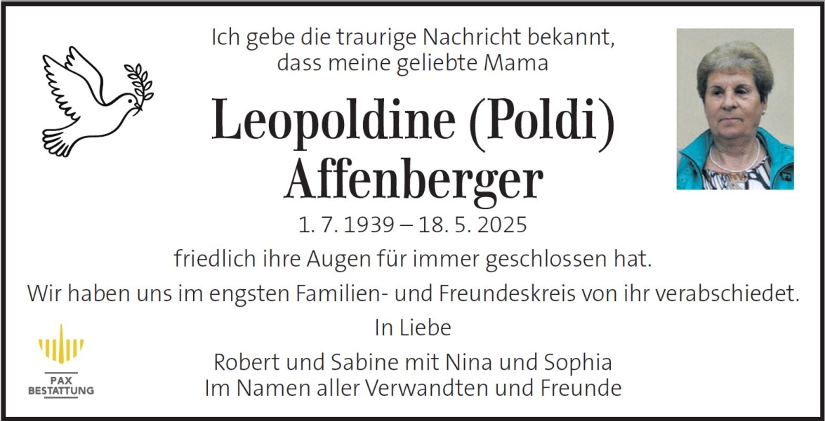 Parte Leopoldine Affenberger