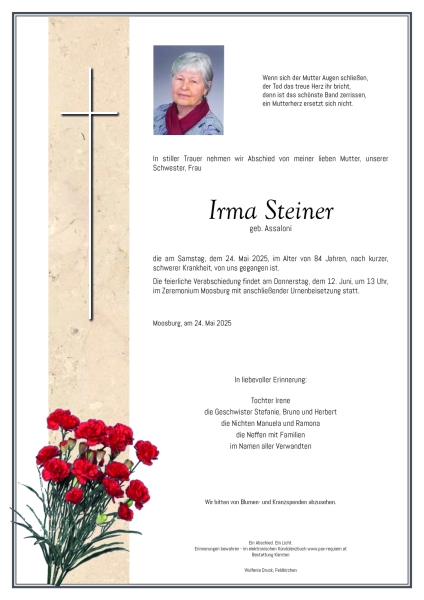 Parte Irma Steiner