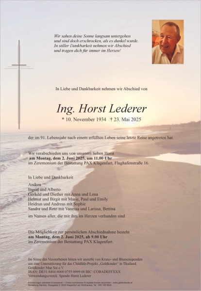 Parte Horst Lederer