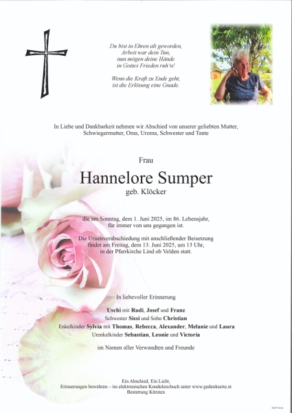 Parte Hannelore Sumper